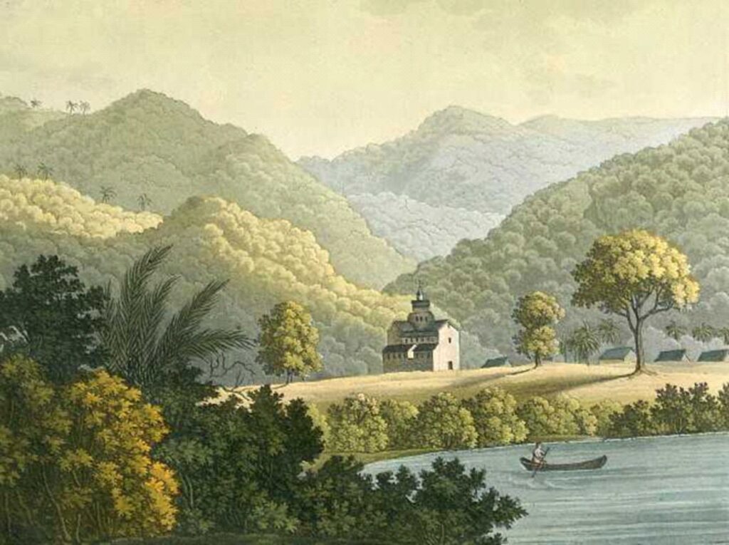 Rio Paraíba do Sul em São Fidélis pela pena de Maximiliano de Wied-Neuwied, em 1815