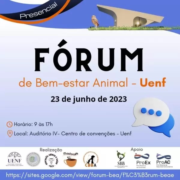 UENF terá Fórum de Bem-estar Animal em junho