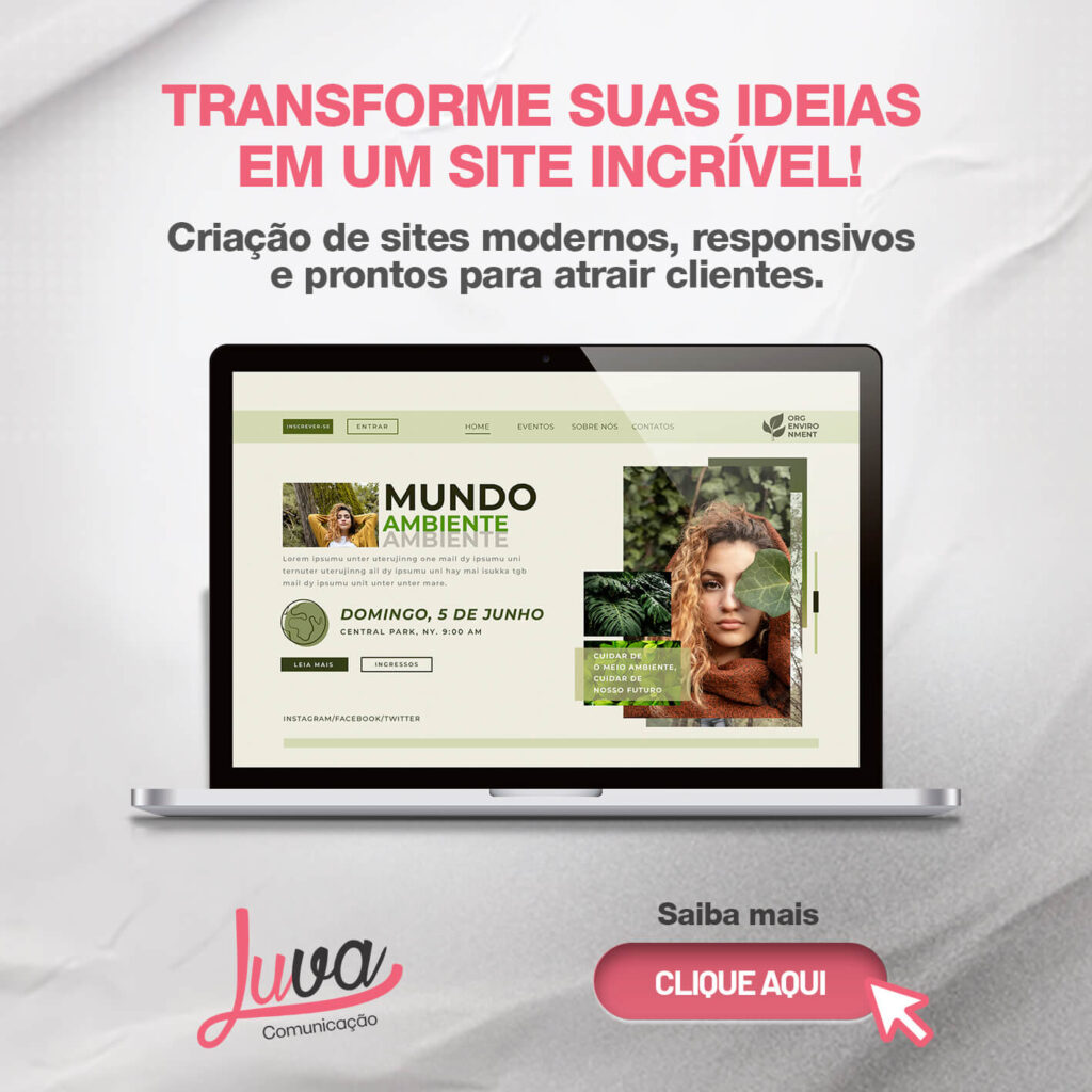 anúncio site Luva