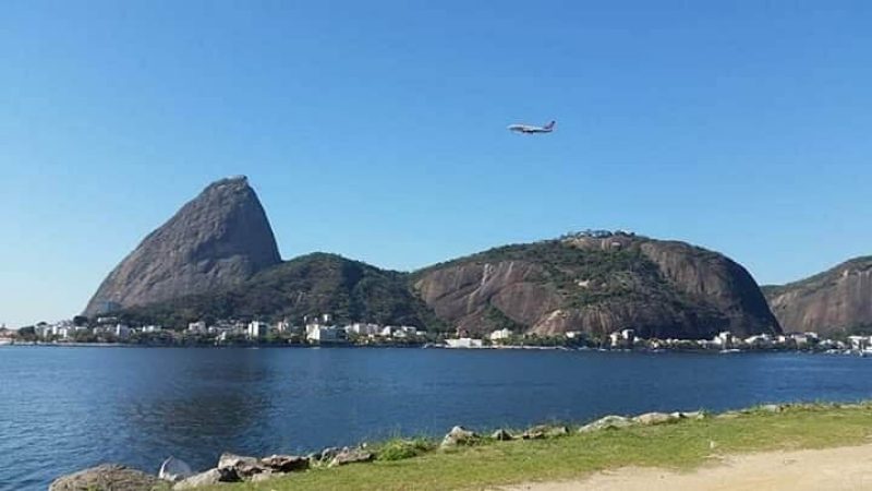 Foto da paisagem da Praia do Flamengo